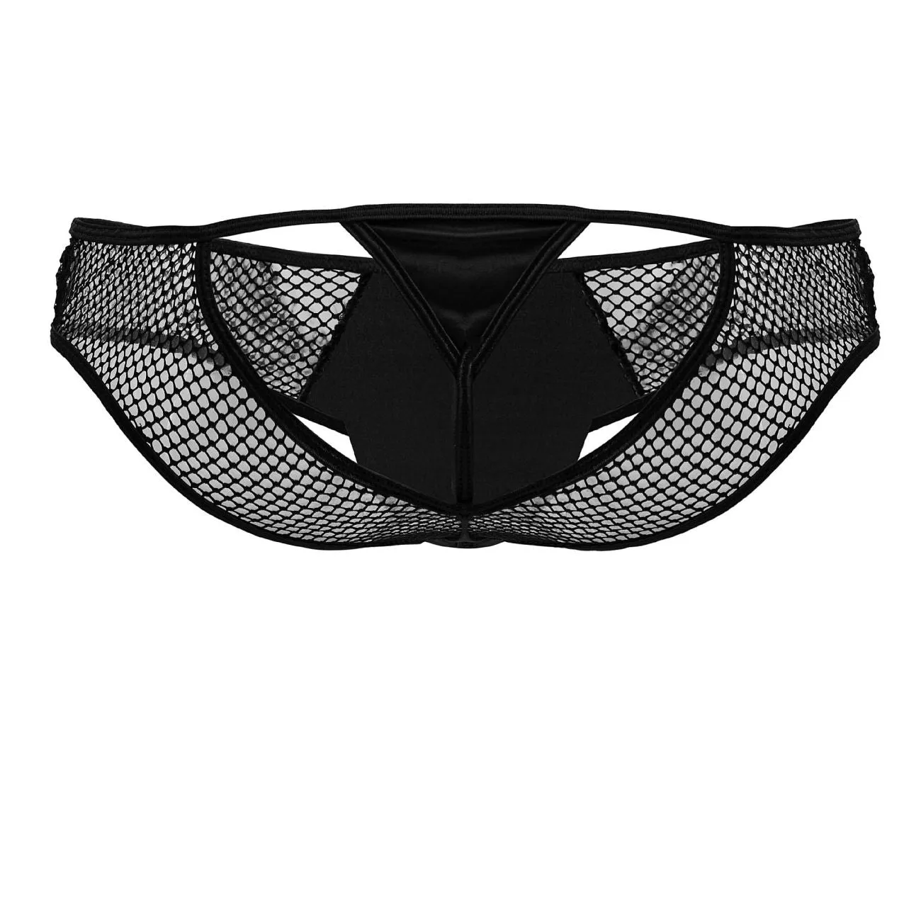 Bekleidung_Candyman_Herrenunterwäsche CandyMan 99826 Fischnetz-Strings Farbe Schwarz