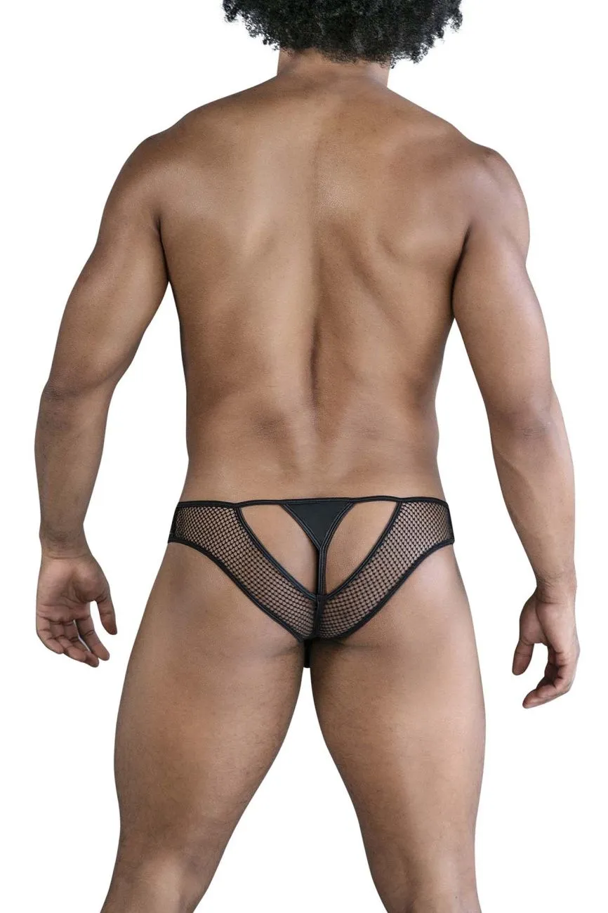 Bekleidung_Candyman_Herrenunterwäsche CandyMan 99826 Fischnetz-Strings Farbe Schwarz