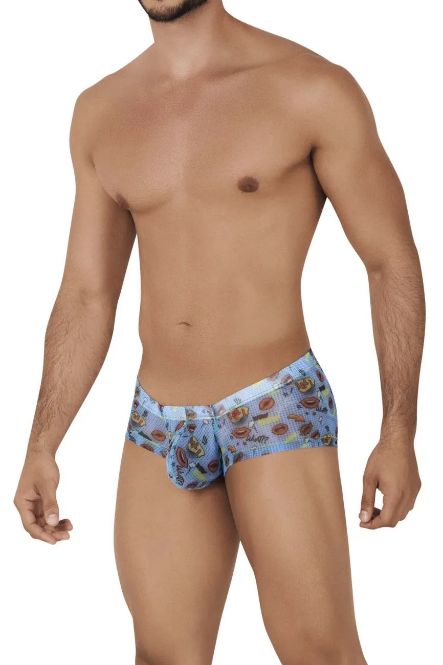 Clever Herrenunterwäsche Clever 0607-1 Motivations-Boxershorts Farbe Blau