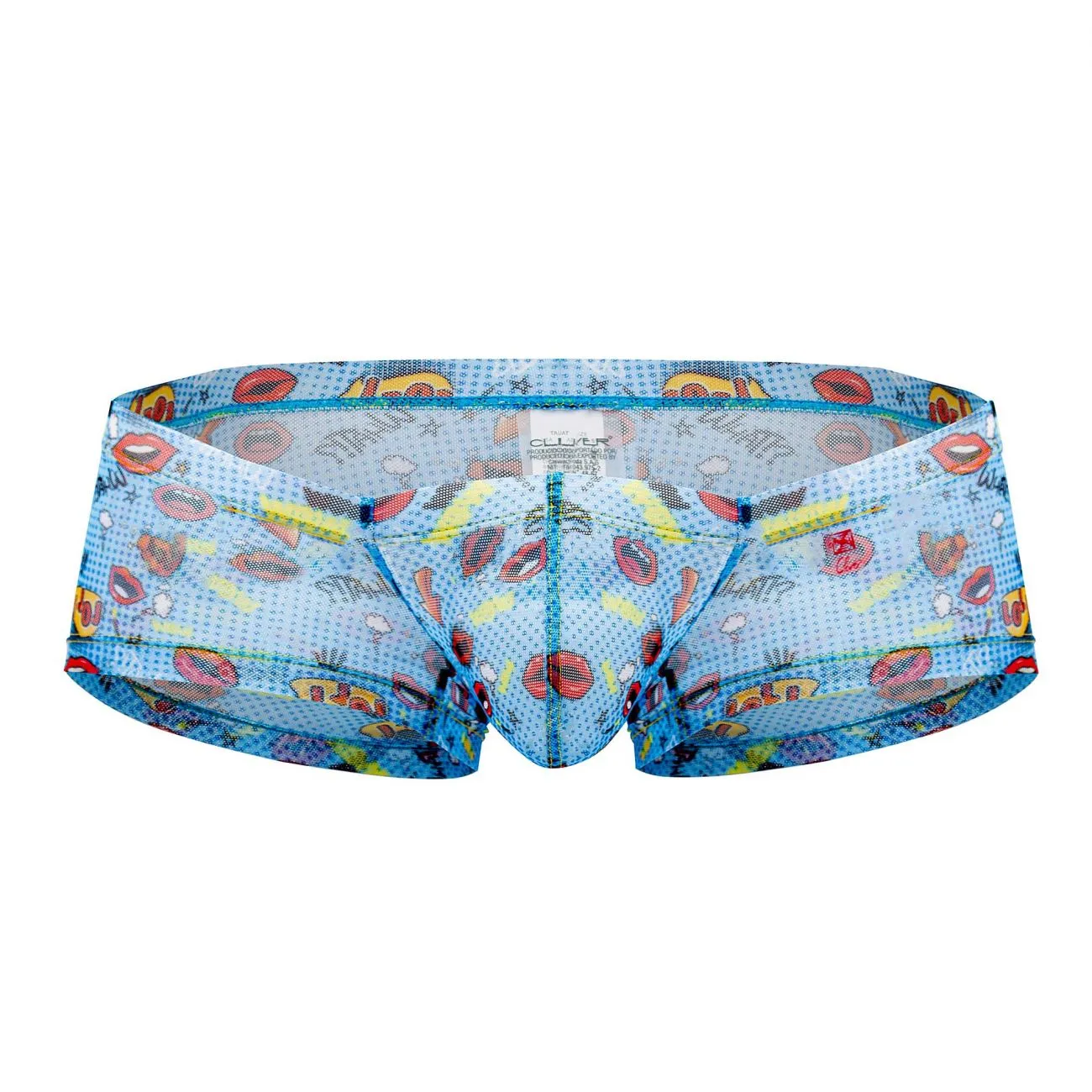 Clever Herrenunterwäsche Clever 0607-1 Motivations-Boxershorts Farbe Blau