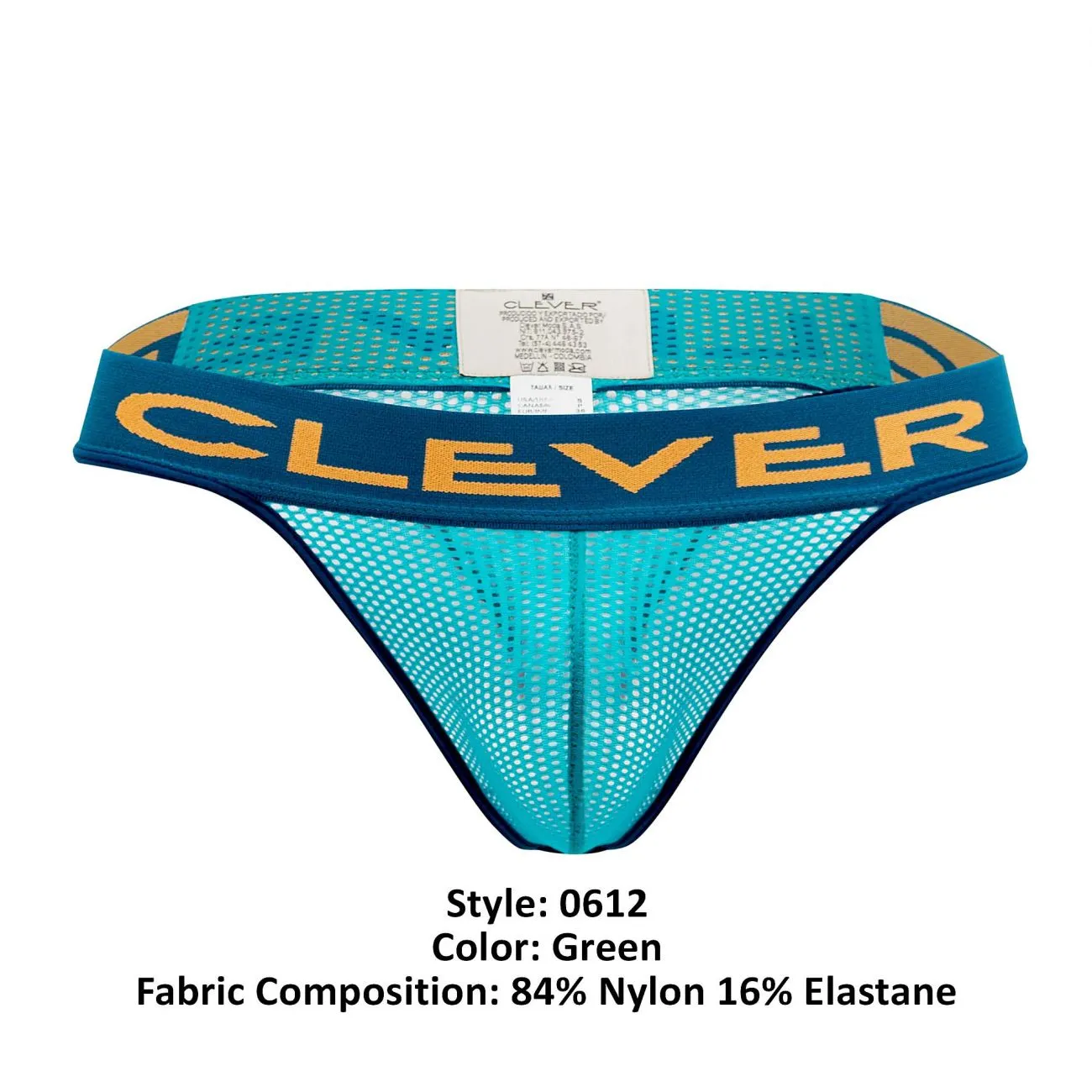 Clever Herrenunterwäsche Clever 0612-1 Domain Tangas Farbe Grün
