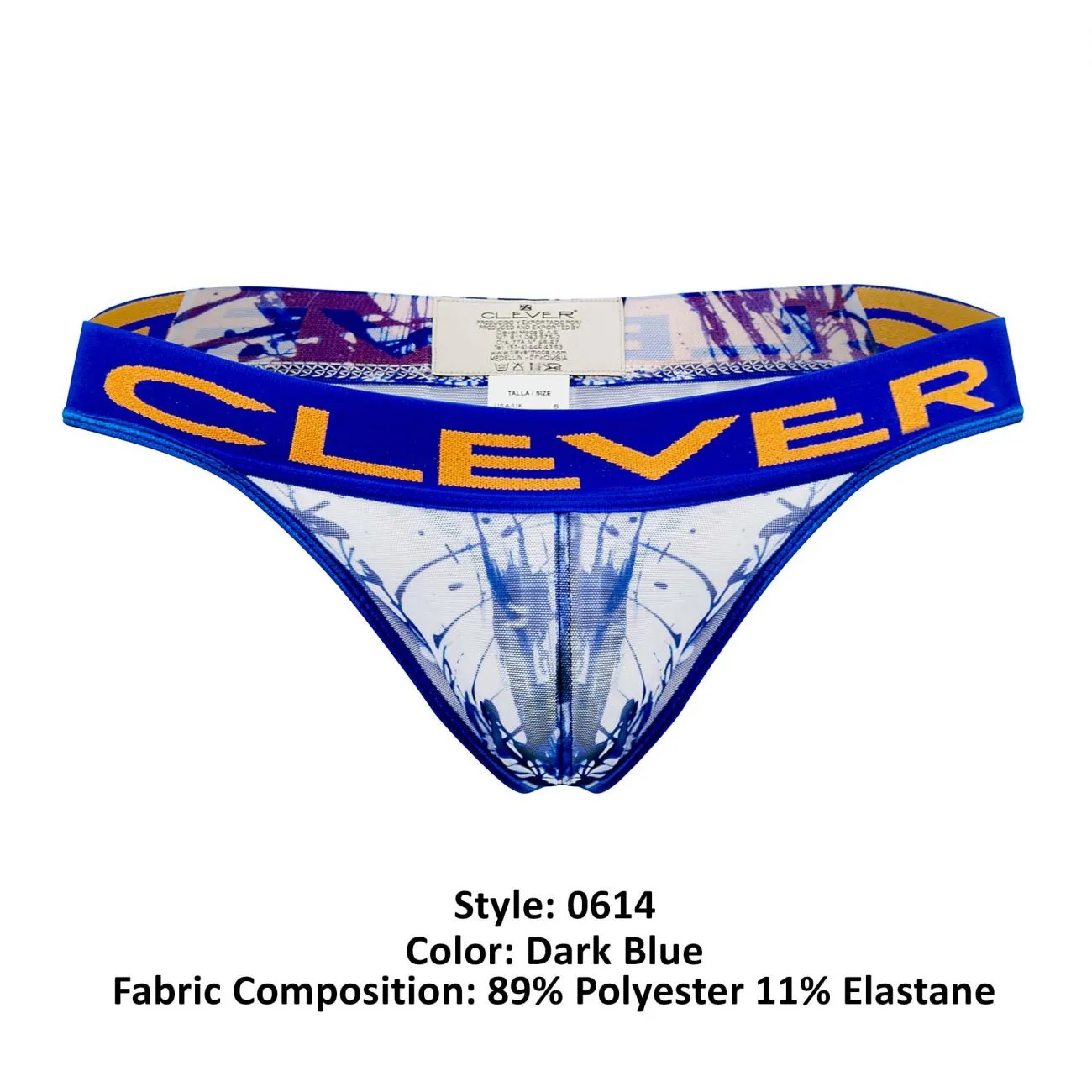 Clever Herrenunterwäsche Clever 0614-1 Gedanken-Tangas Farbe Dunkelblau