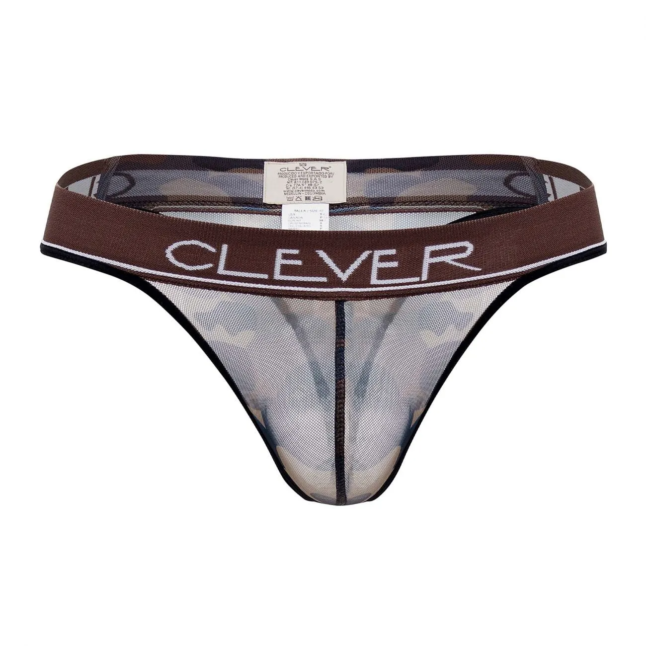 Clever Herrenunterwäsche Clever 0919 Nation Star Tangas Farbe Braun