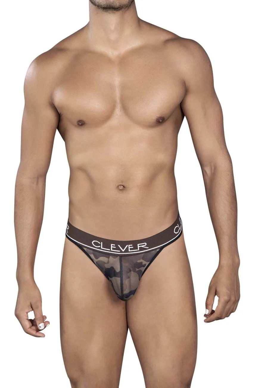 Clever Herrenunterwäsche Clever 0919 Nation Star Tangas Farbe Braun