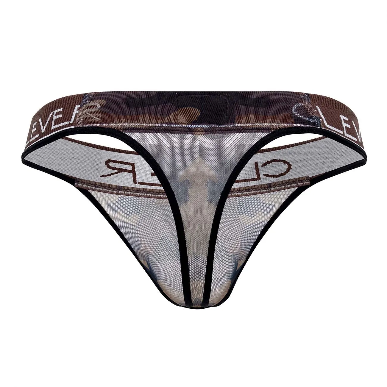 Clever Herrenunterwäsche Clever 0919 Nation Star Tangas Farbe Braun