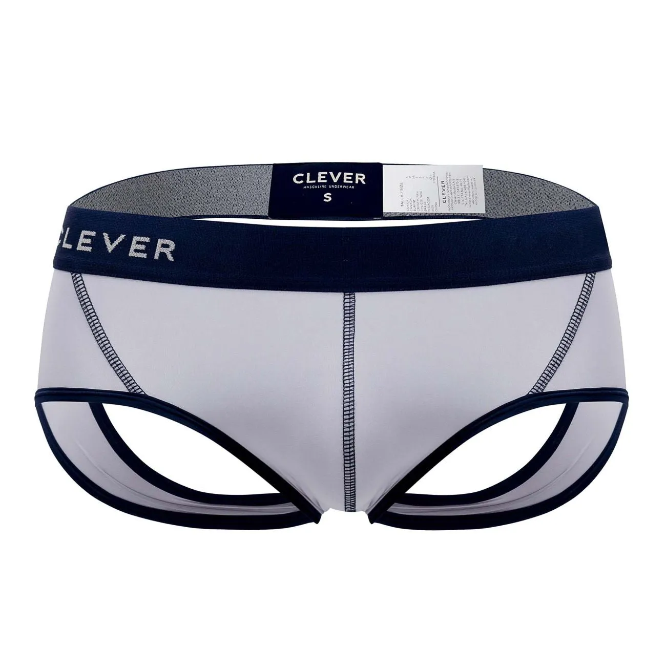 Clever Herrenunterwäsche Clever 0947 Einfacher Jockstrap Farbe Grau
