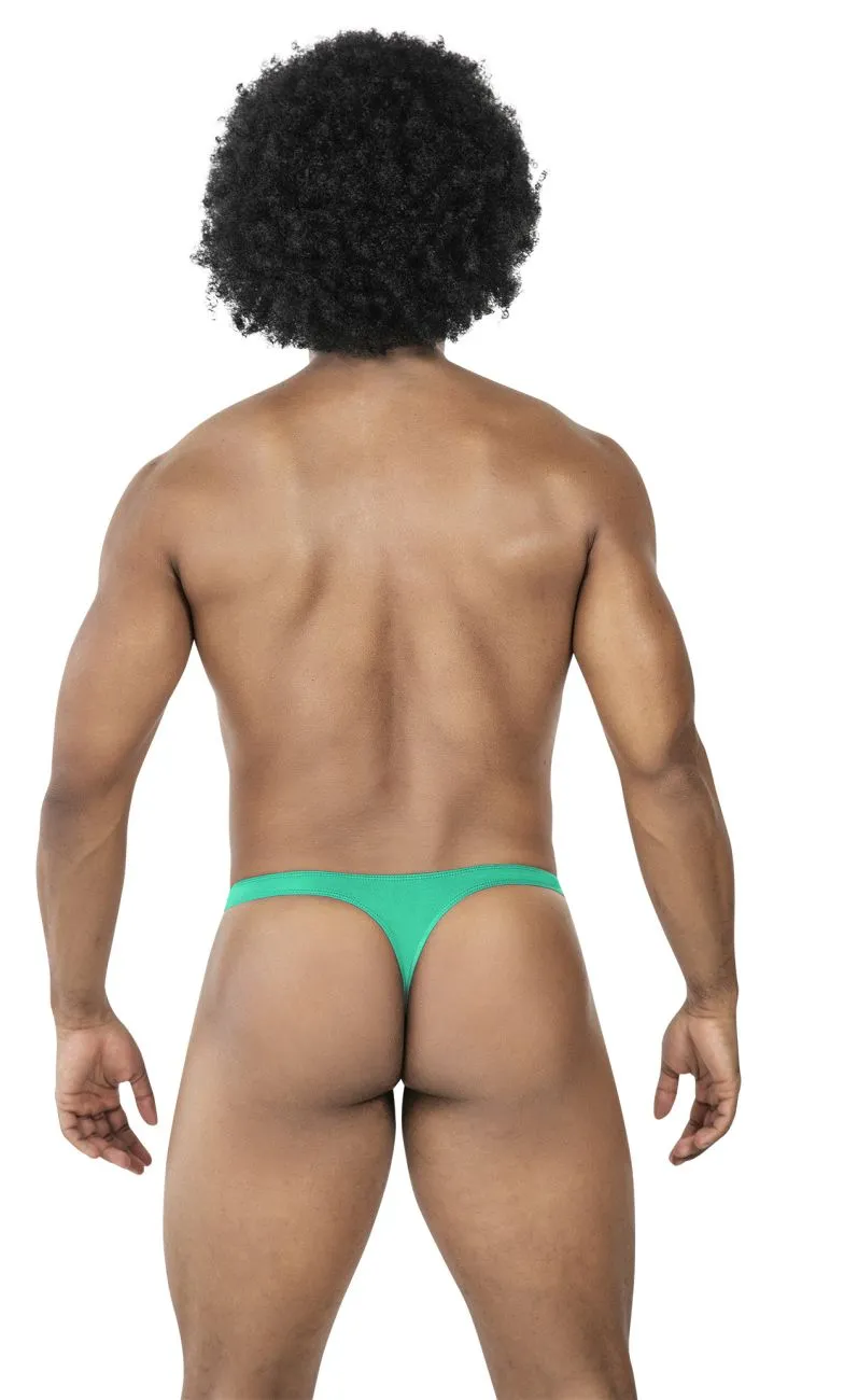 Clever Herrenunterwäsche Clever 100007 3er Pack Australische Latex-Tangas Farbe Grün-Rosa-Blau