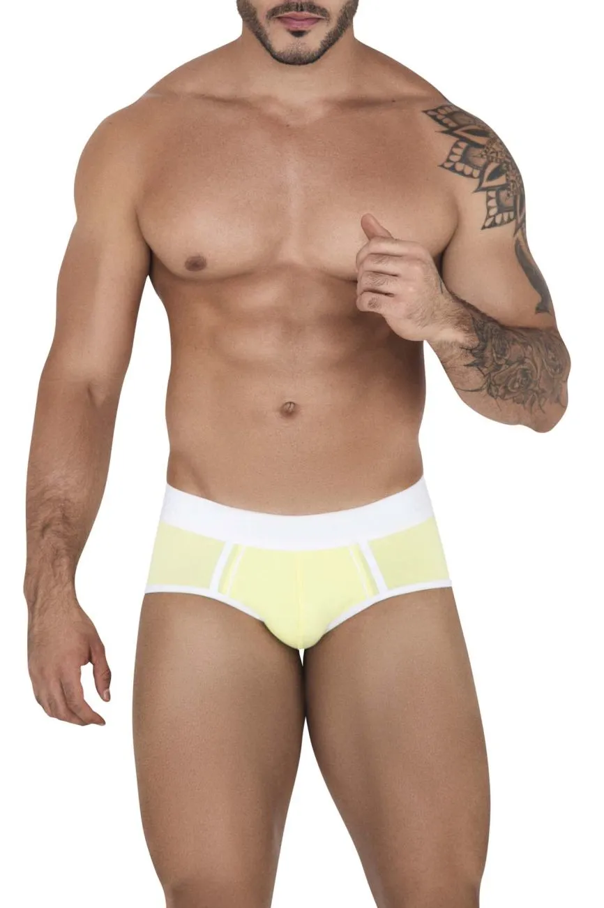 Clever Herrenunterwäsche Clever 1509 Tethis Slip Farbe Gelb