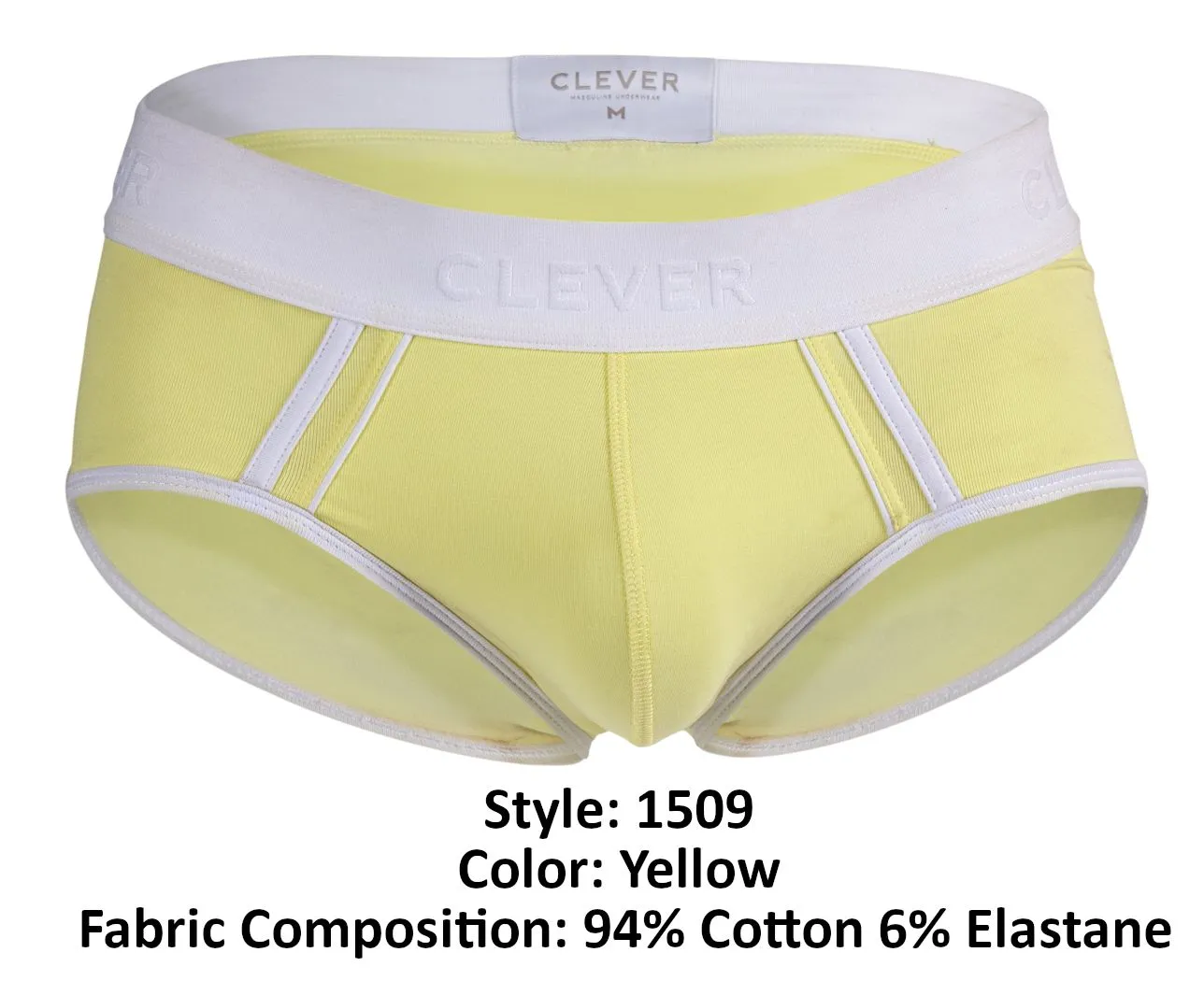 Clever Herrenunterwäsche Clever 1509 Tethis Slip Farbe Gelb