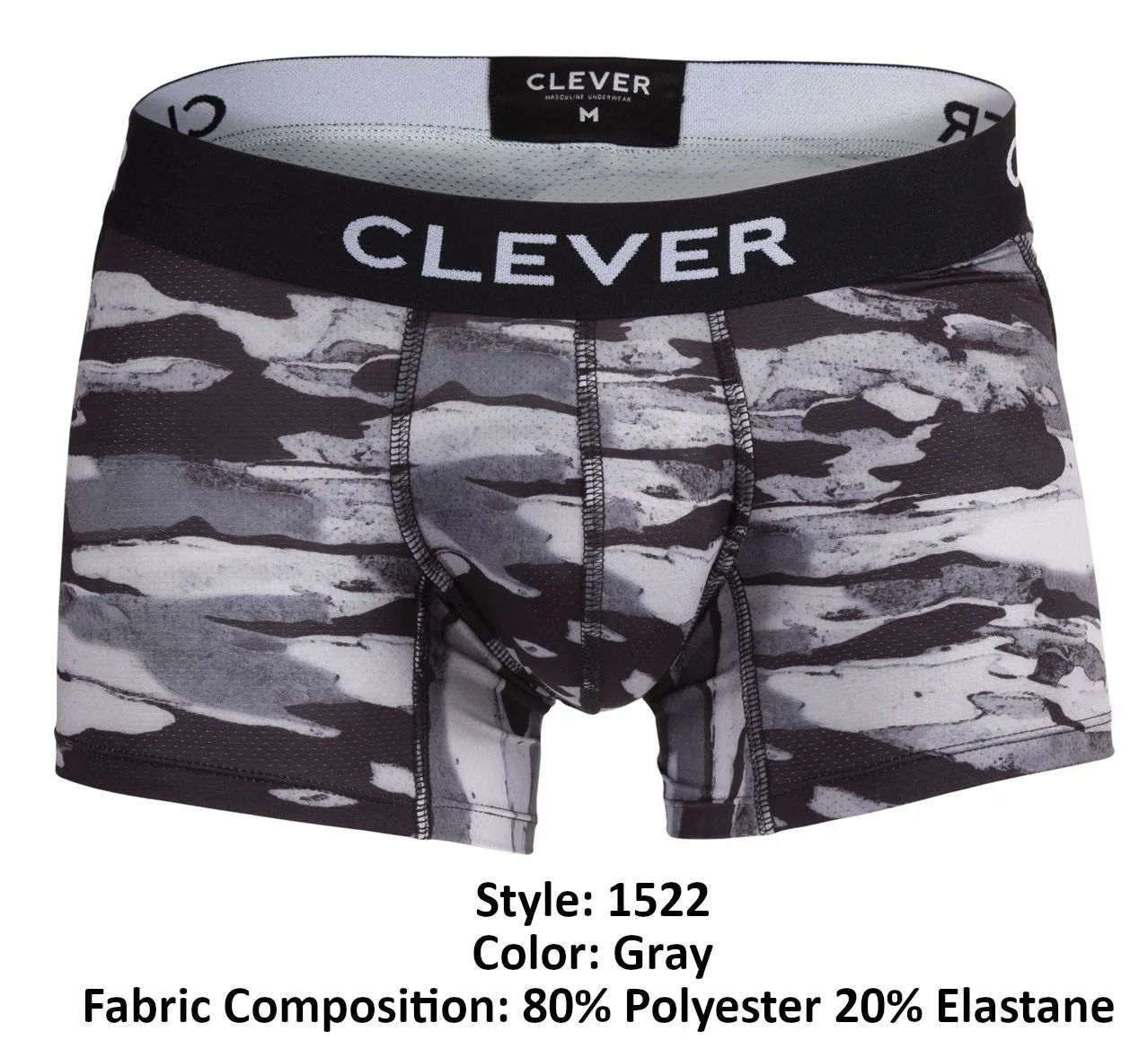 Clever Herrenunterwäsche Clever 1522 Navigate Slip Farbe Grau