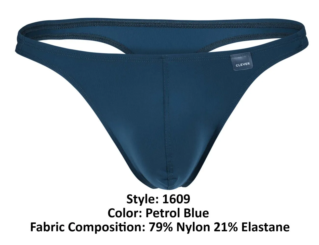 Clever Herrenunterwäsche Clever 1609 Beatnik Tangas Farbe Petrolblau