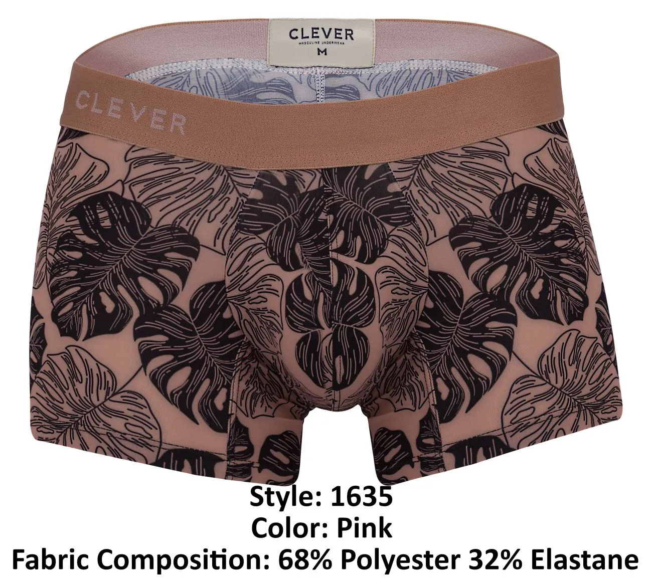 Clever Herrenunterwäsche Clever 1635 Pacific Slip Boxerfarbe Pink