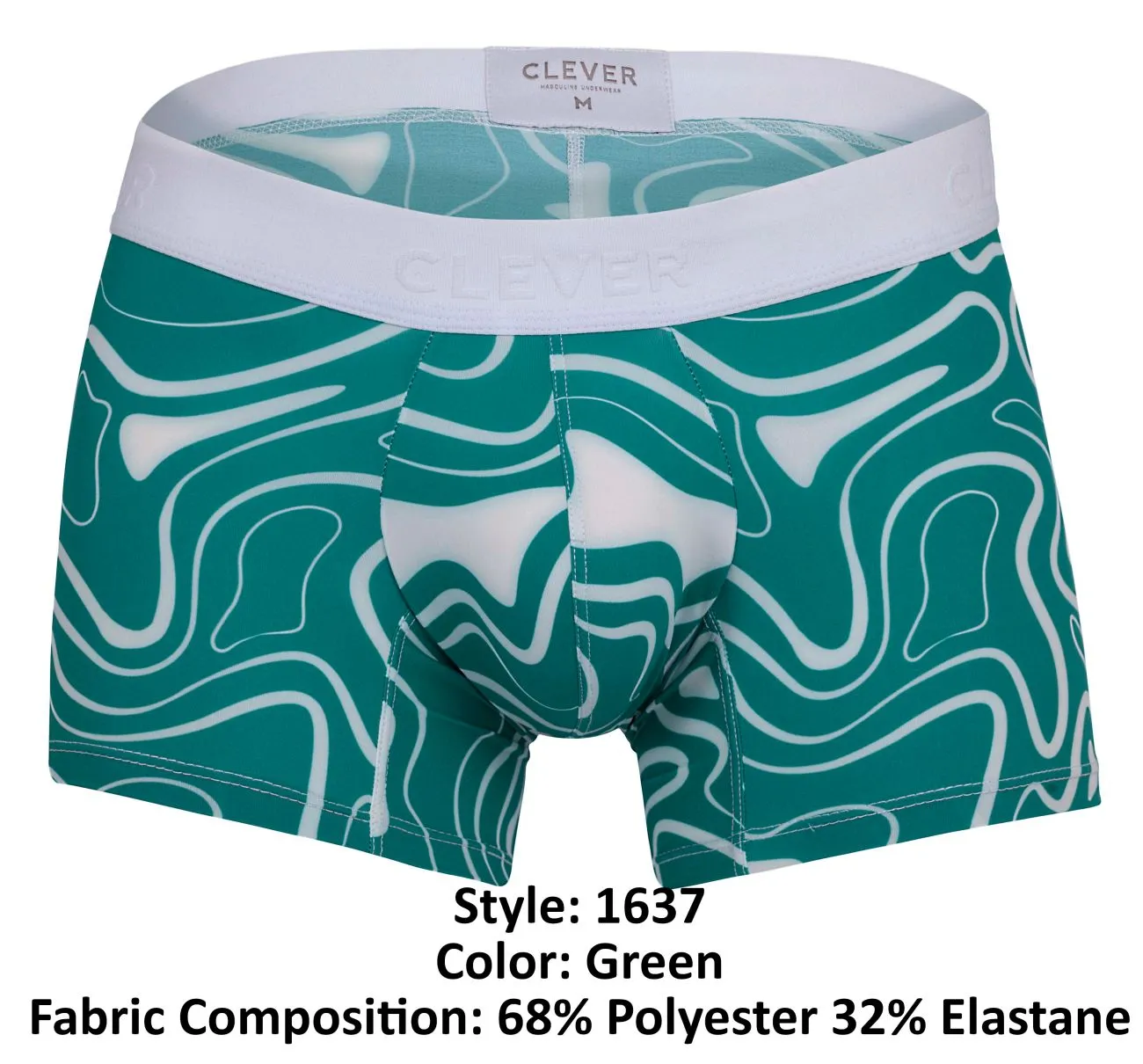 Clever Herrenunterwäsche Clever 1637 Dynamische Slips Farbe Grün