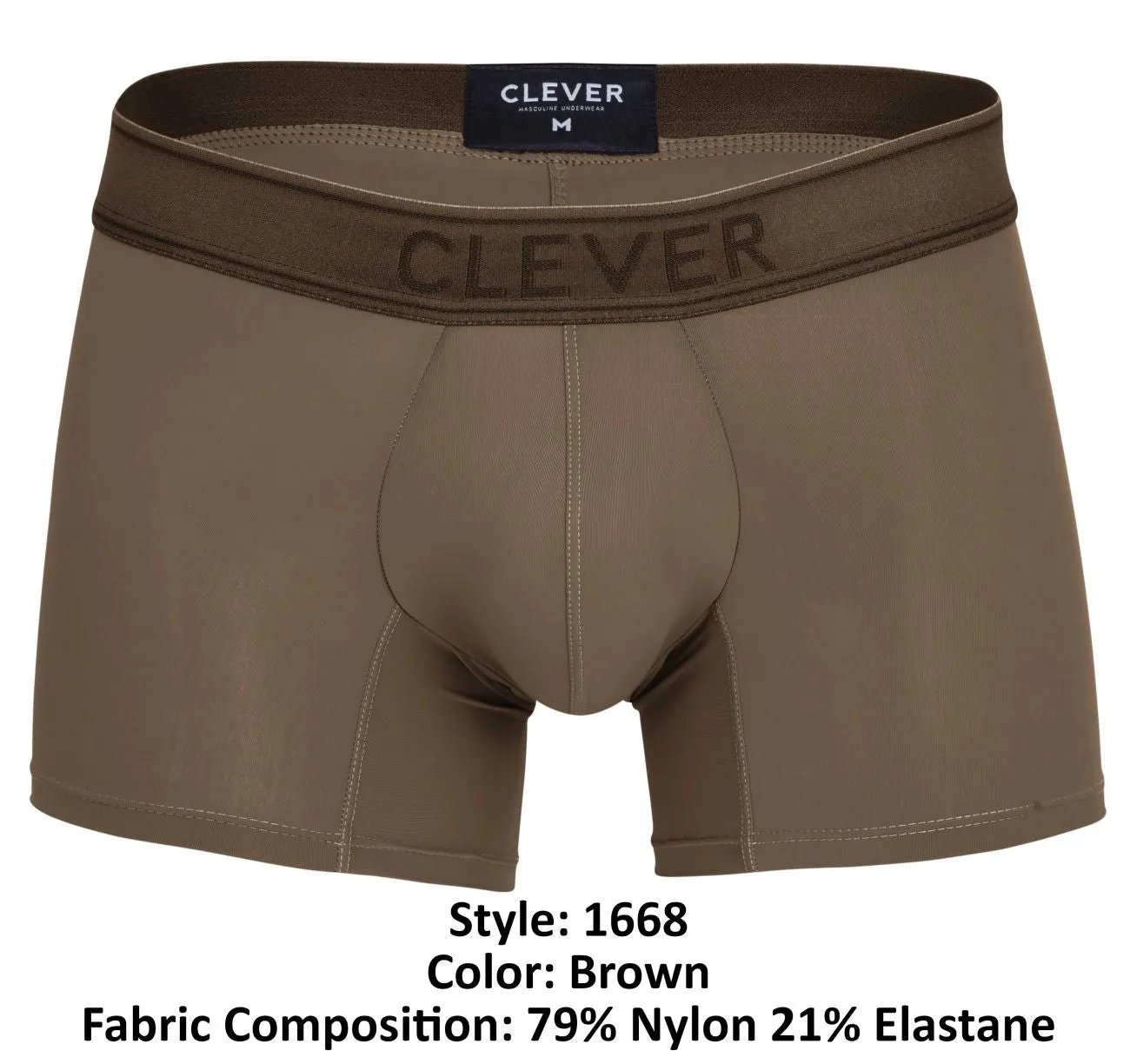 Clever Herrenunterwäsche Clever 1668 Britanica Slip Farbe Braun