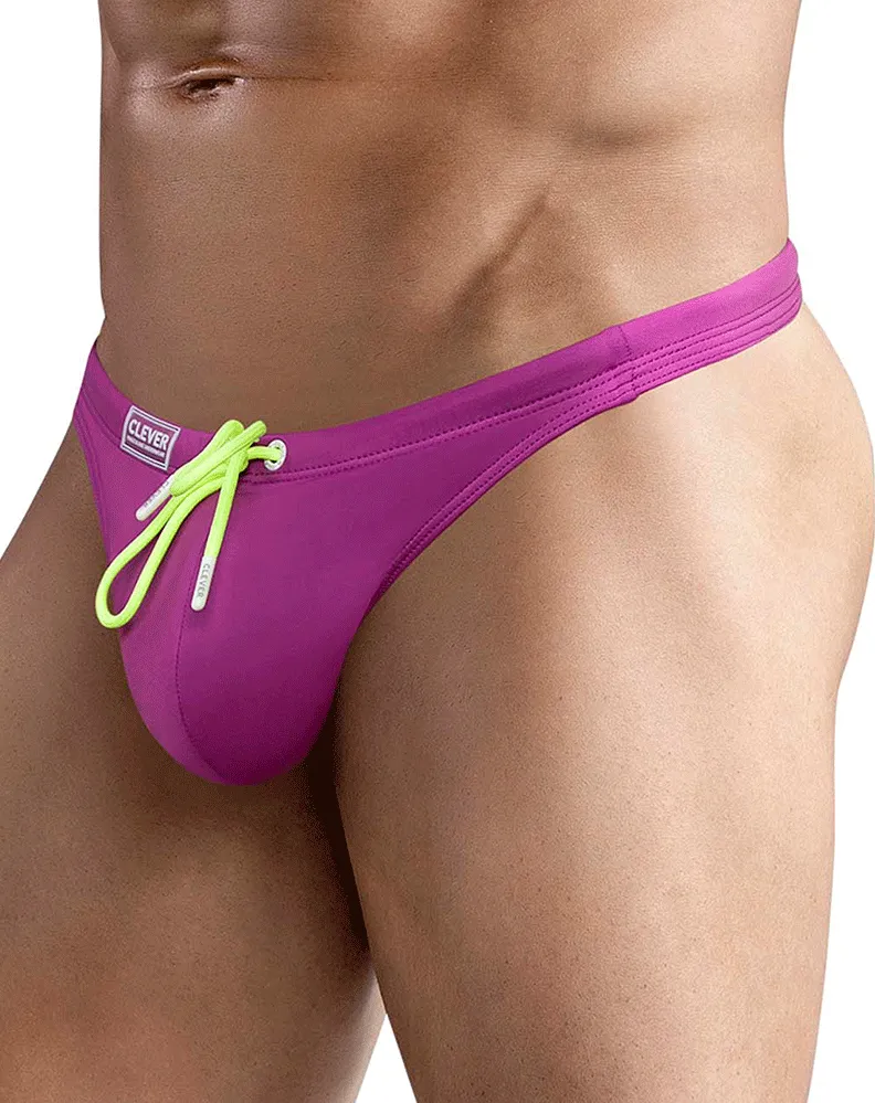 Clever Herrenunterwäsche Clever 1764 Vivo Badeslip Traubenfarbe