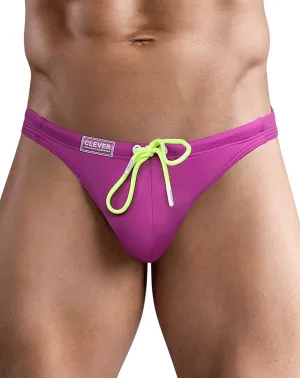 Clever Herrenunterwäsche Clever 1764 Vivo Badeslip Traubenfarbe