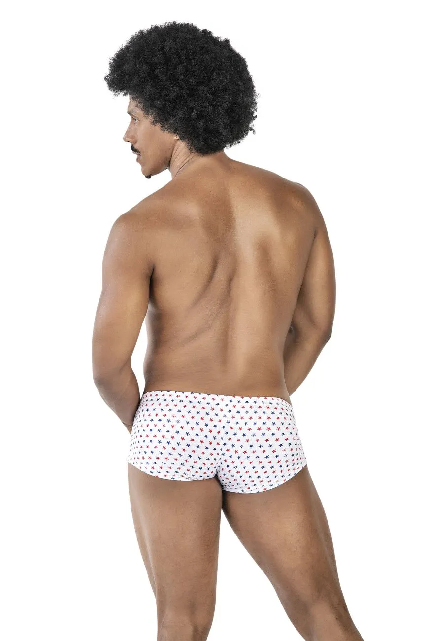 Clever Herrenunterwäsche Clever 229949 3er Pack Australische Latin Trunks Farbe Rot-Blau-Weiß