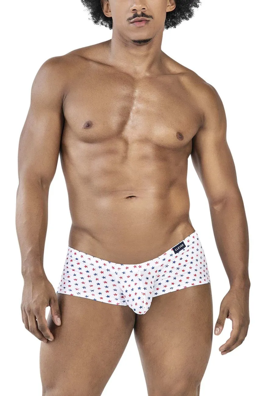 Clever Herrenunterwäsche Clever 229949 3er Pack Australische Latin Trunks Farbe Rot-Blau-Weiß