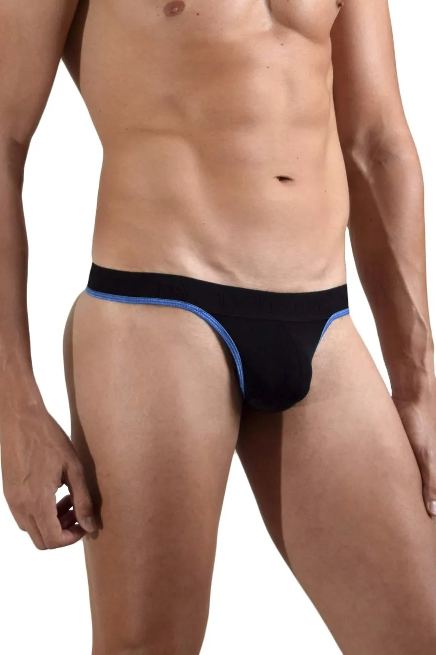 Bekleidung_Doreanse_Herrenunterwäsche Doreanse 1012-BLK Borderline Tangas Farbe Schwarz