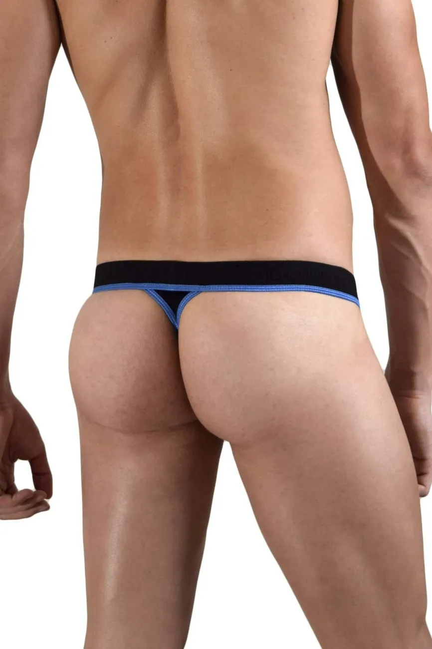 Bekleidung_Doreanse_Herrenunterwäsche Doreanse 1012-BLK Borderline Tangas Farbe Schwarz