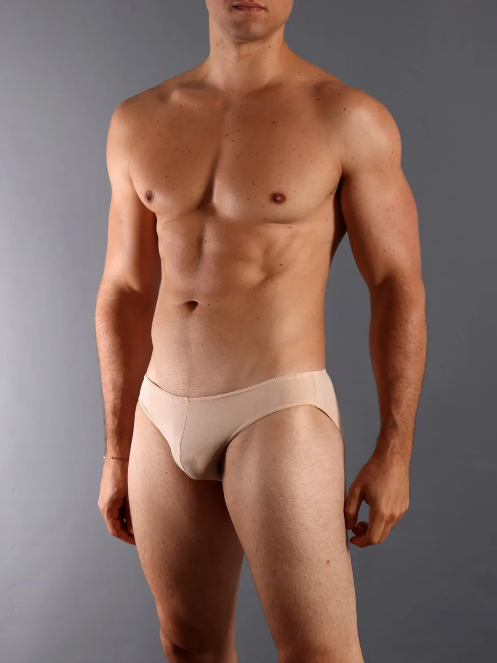 Bekleidung_Doreanse_Herrenunterwäsche Doreanse 1281-BEIGE Bequeme Bikini-Slip Farbe Beige