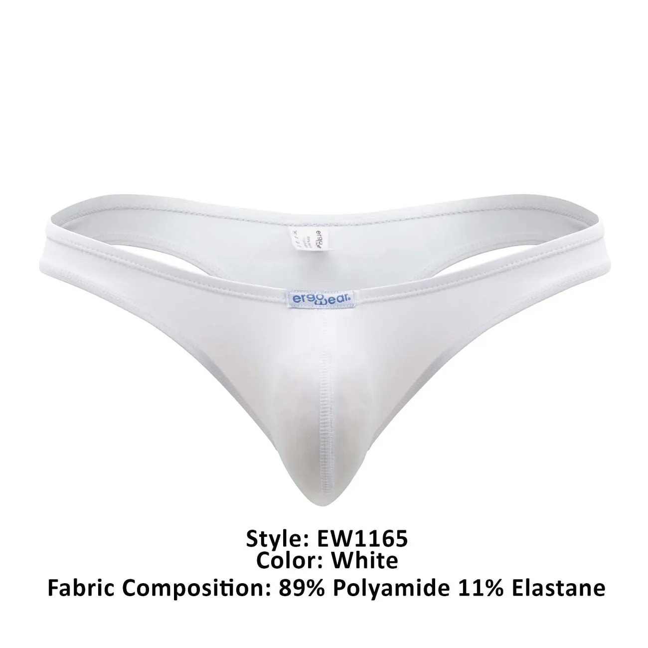 Bekleidung_Ergowear_Herrenunterwäsche ErgoWear EW1165 X4D Tangas Farbe Weiß