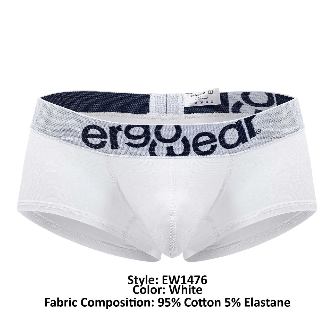 Bekleidung_Ergowear_Herrenunterwäsche ErgoWear EW1476 MAX COTTON Slips Farbe Weiß