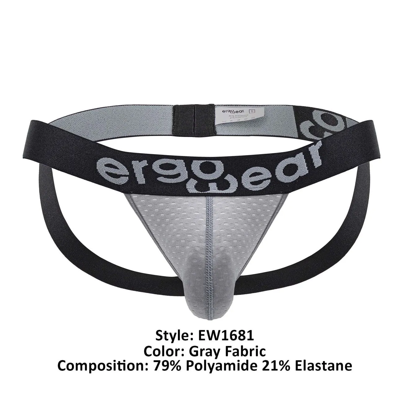 Bekleidung_Ergowear_Herrenunterwäsche ErgoWear EW1681 MAX FLOW Jockstrap Farbe Grau