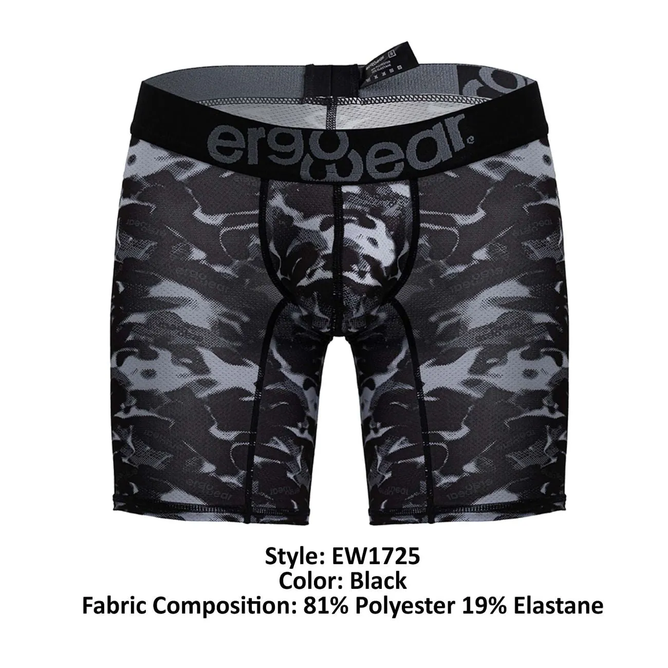 Bekleidung_Ergowear_Herrenunterwäsche ErgoWear EW1725 MAX SE CAMO Boxershorts Farbe Schwarz