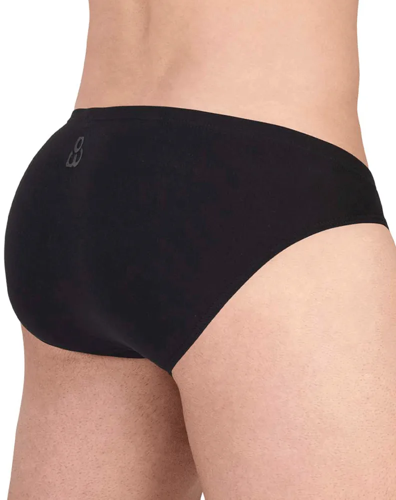 Bekleidung_Ergowear_Herrenunterwäsche Ergowear Ew1727 Feel Gr8 Baumwoll-Bikini Schwarz