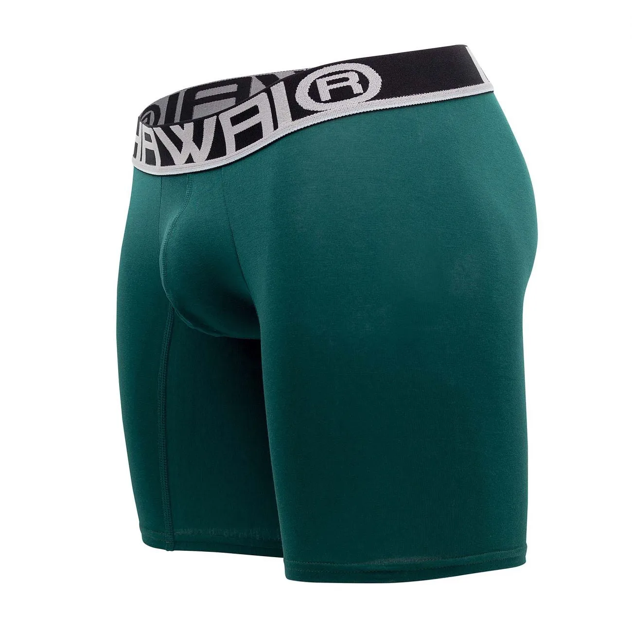 Bekleidung_Hawair_Herrenunterwäsche HAWAI 41903 Einfarbige Sport-Boxershorts Farbe Grün