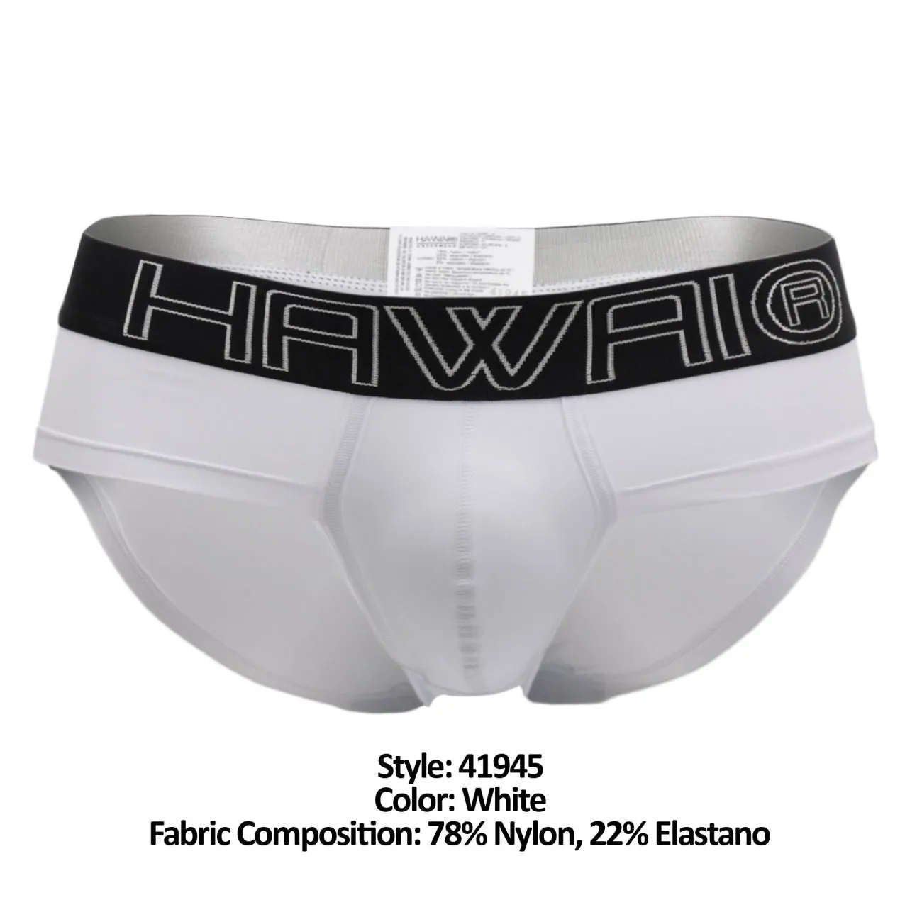 Bekleidung_Hawair_Herrenunterwäsche HAWAI 41945 Slip Farbe Weiß