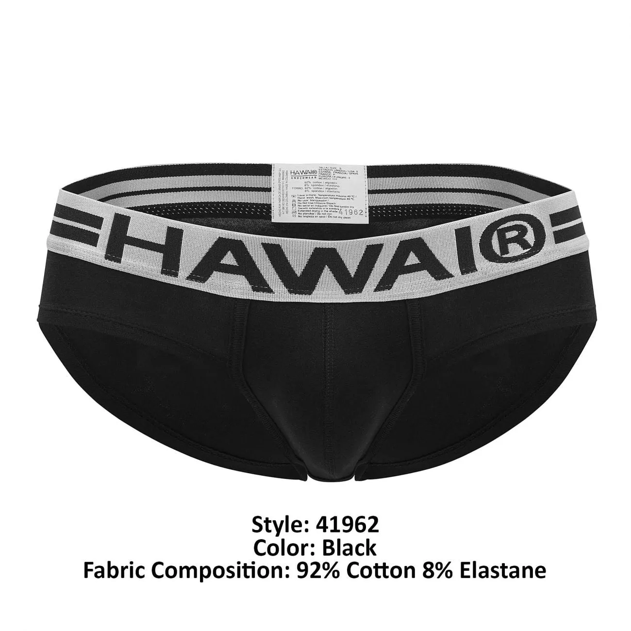 Bekleidung_Hawair_Herrenunterwäsche HAWAI 41962 Baumwoll-Slip Farbe Schwarz