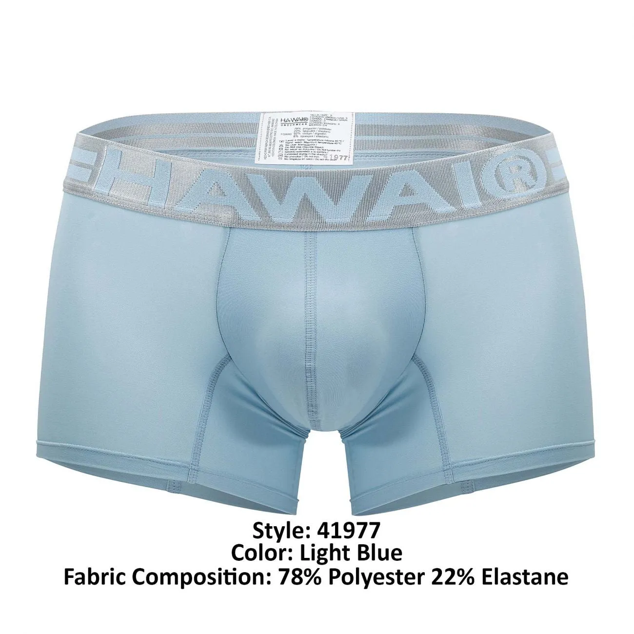 Bekleidung_Hawair_Herrenunterwäsche HAWAI 41977 Mikrofaser-Boxershorts Farbe Hellblau