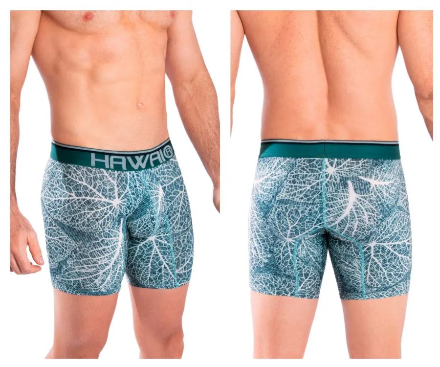 Bekleidung_Hawair_Herrenunterwäsche HAWAI 42104 Bedruckte Boxershorts Farbe Grün