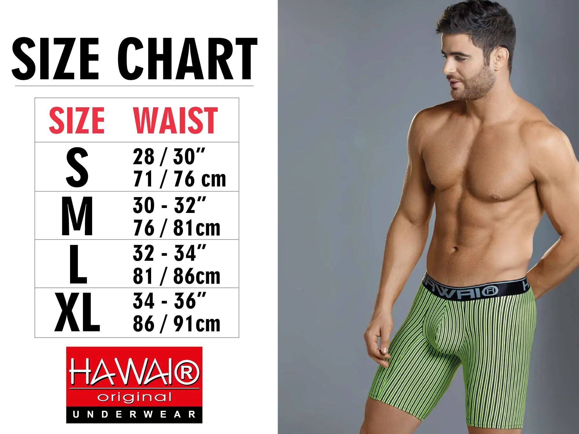 Herrenunterwäsche HAWAI 42135 Geometrische Mini-Boxershorts Farbe Königsblau