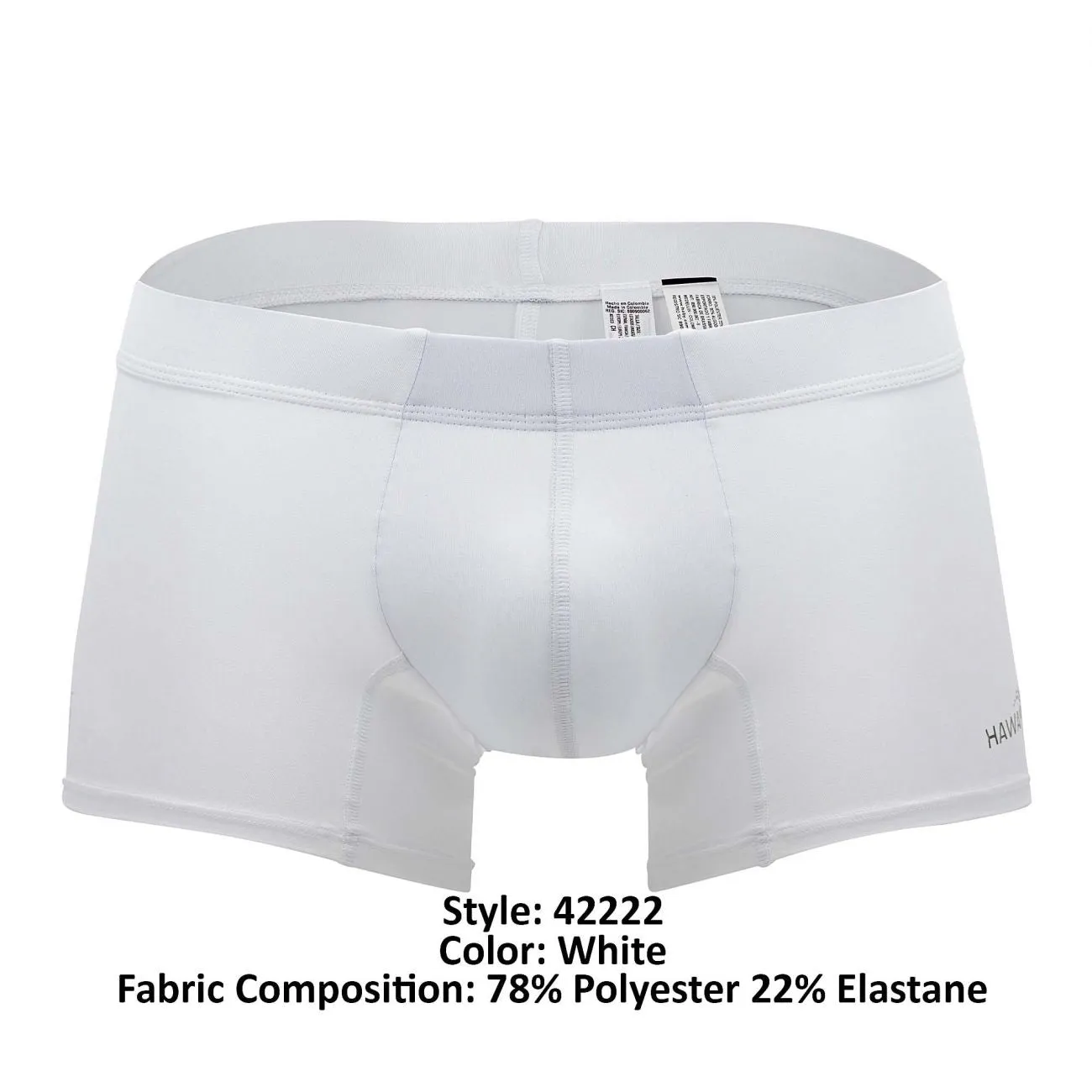 Bekleidung_Hawair_Herrenunterwäsche HAWAI 42222 Mikrofaser-Boxershorts Farbe Weiß