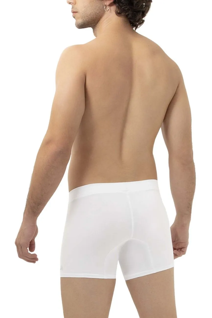 Bekleidung_Hawair_Herrenunterwäsche HAWAI 42222 Mikrofaser-Boxershorts Farbe Weiß