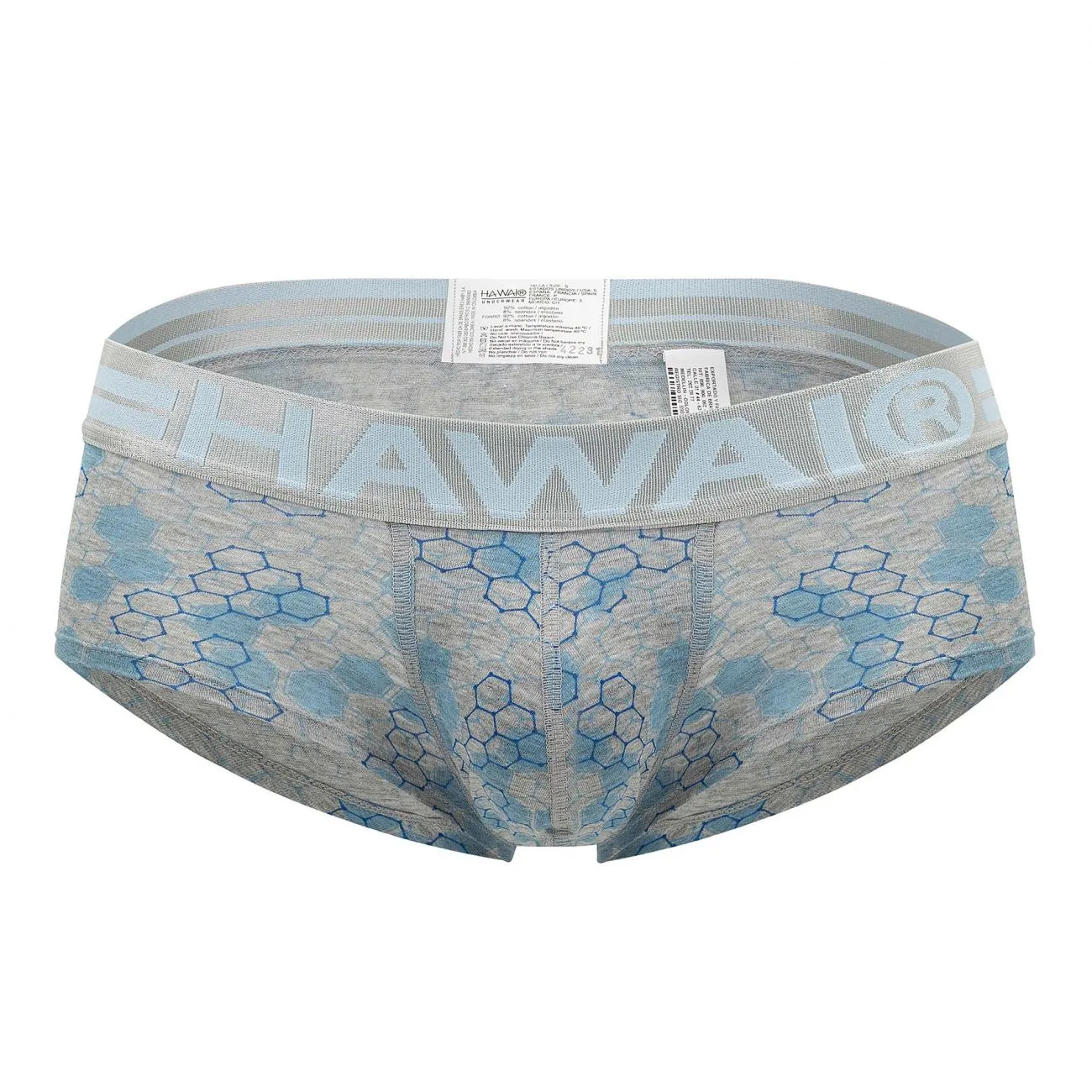 Bekleidung_Hawair_Herrenunterwäsche HAWAI 42231 Baumwoll-Boxershorts Farbe Grau