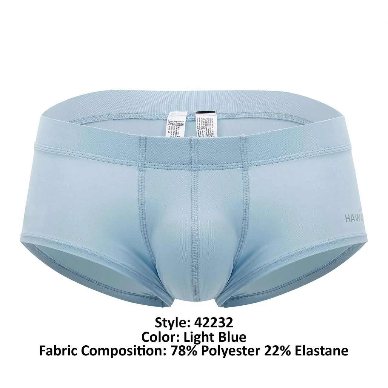Bekleidung_Hawair_Herrenunterwäsche HAWAI 42232 Mikrofaser-Boxershorts Farbe Hellblau