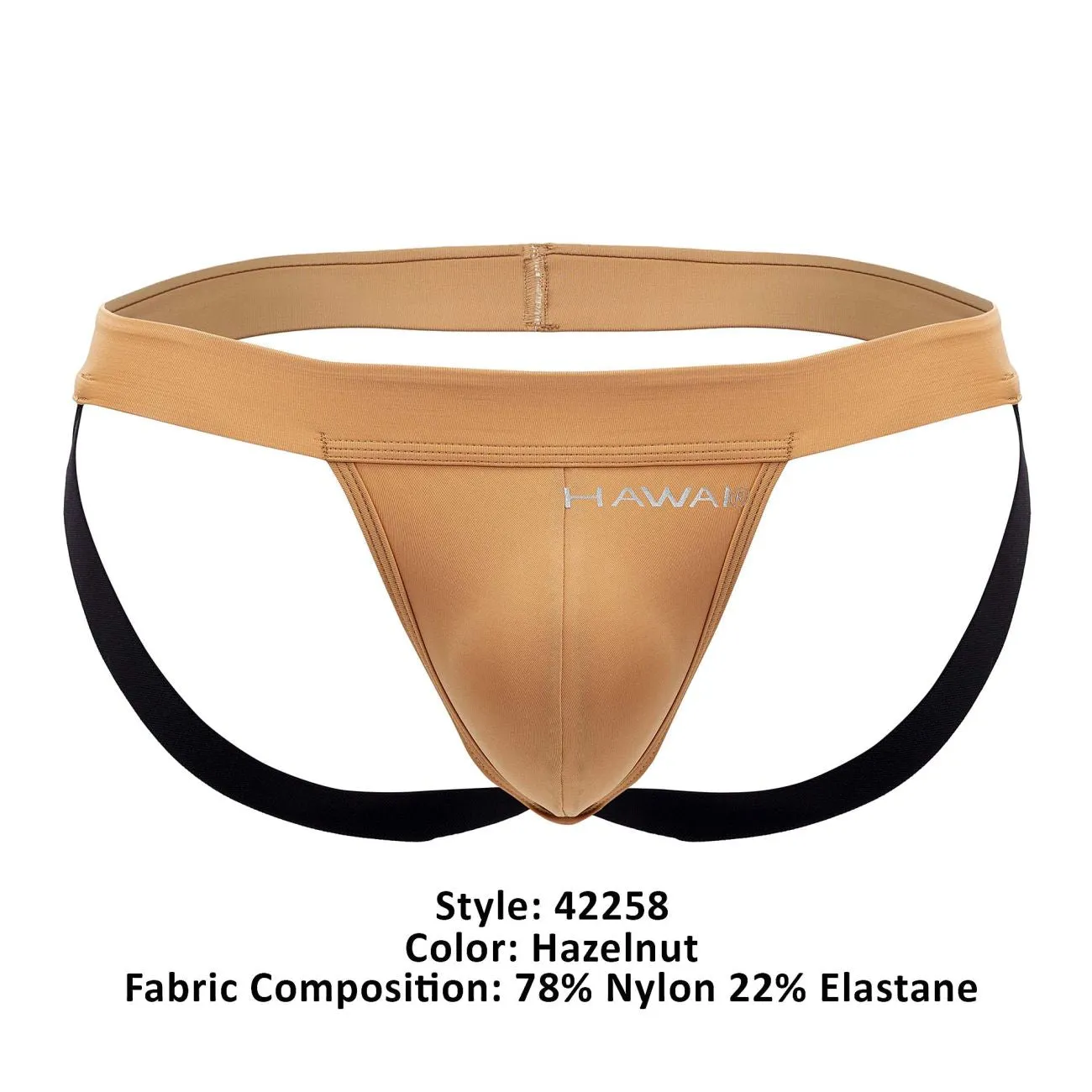 Bekleidung_Hawair_Herrenunterwäsche HAWAI 42258 Mikrofaser-Jockstrap Farbe Haselnuss