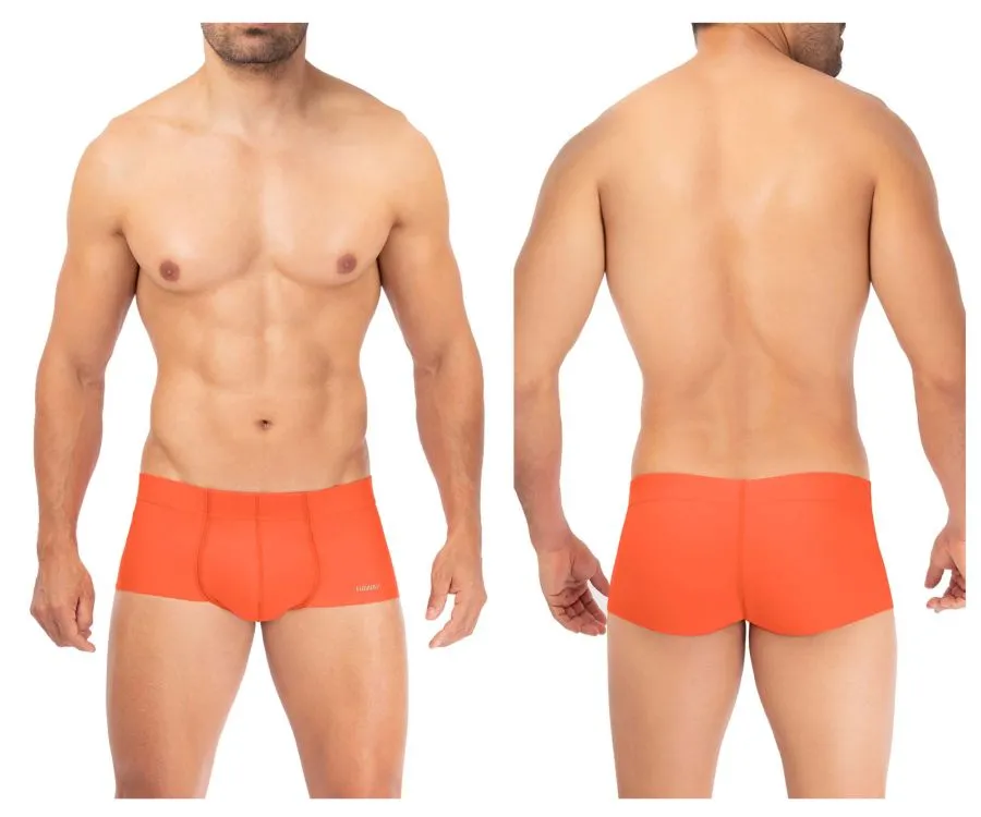Bekleidung_Hawair_Herrenunterwäsche HAWAI 42308 Mikrofaser-Boxershorts Farbe Orange