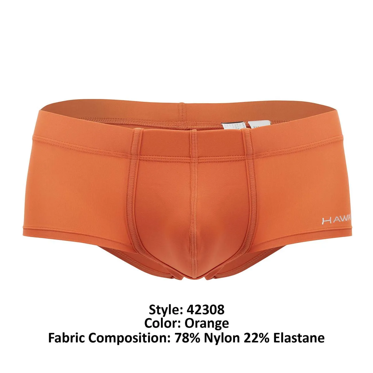 Bekleidung_Hawair_Herrenunterwäsche HAWAI 42308 Mikrofaser-Boxershorts Farbe Orange
