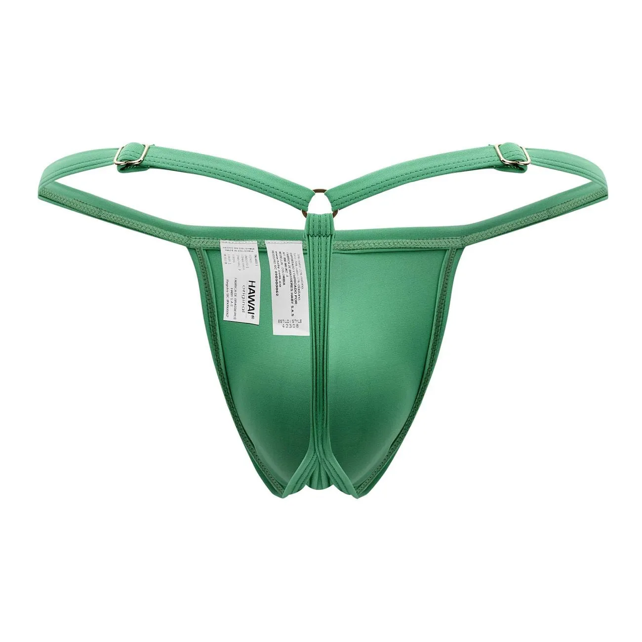 Bekleidung_Hawair_Herrenunterwäsche HAWAI 42316 Mikrofaser-G-String Farbe Grün