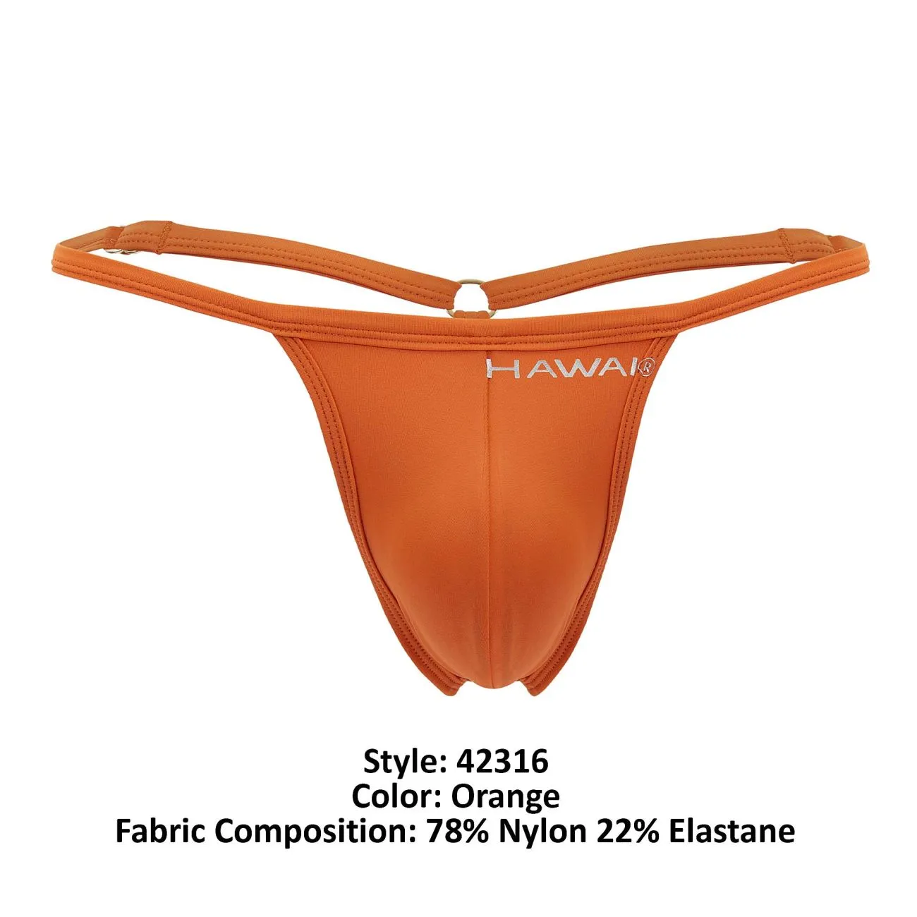 Bekleidung_Hawair_Herrenunterwäsche HAWAI 42316 Mikrofaser-G-String Farbe Orange