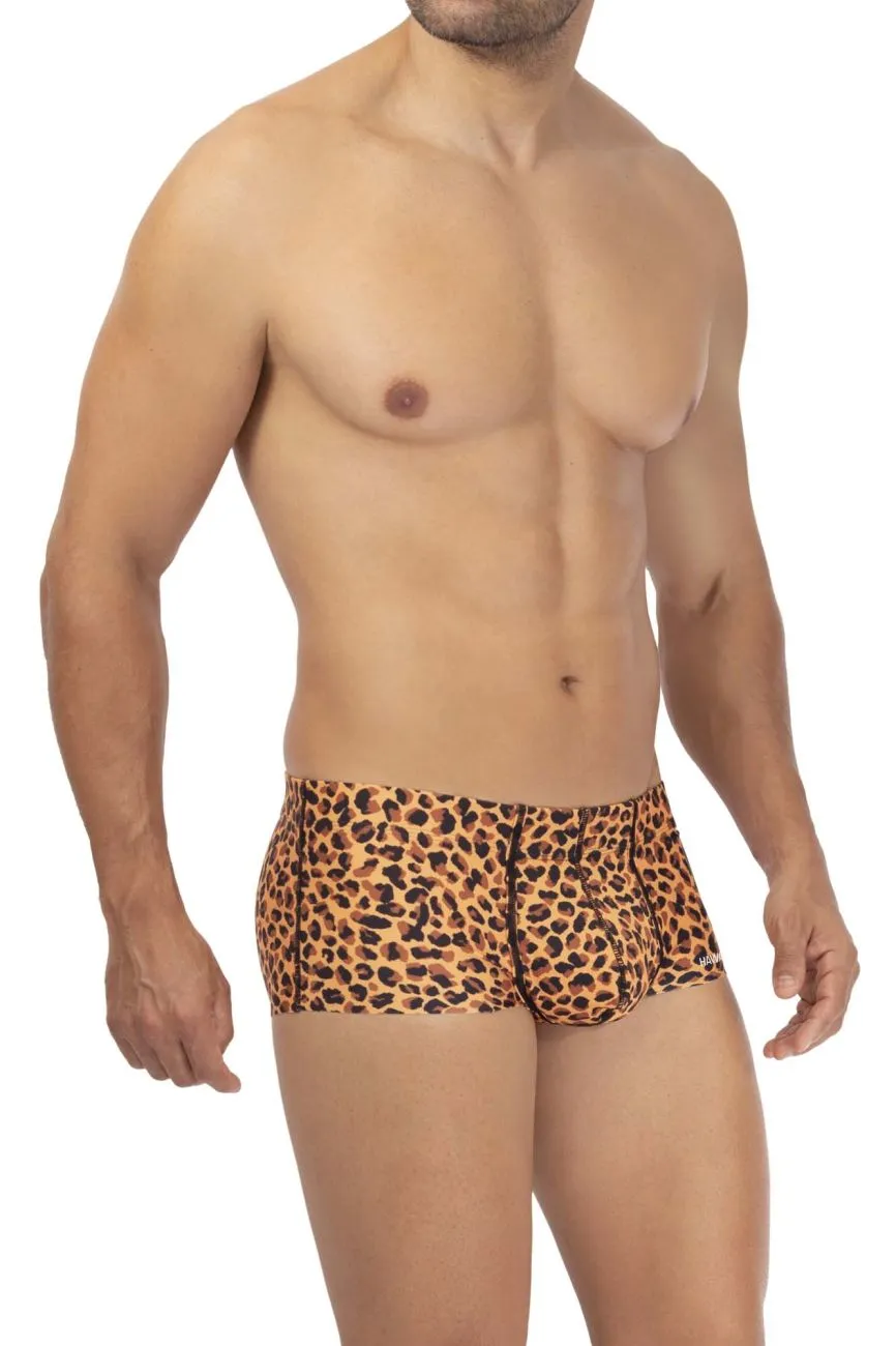 Bekleidung_Hawair_Herrenunterwäsche HAWAI 42318 Mikrofaser-Boxershorts Farbe Animal Print
