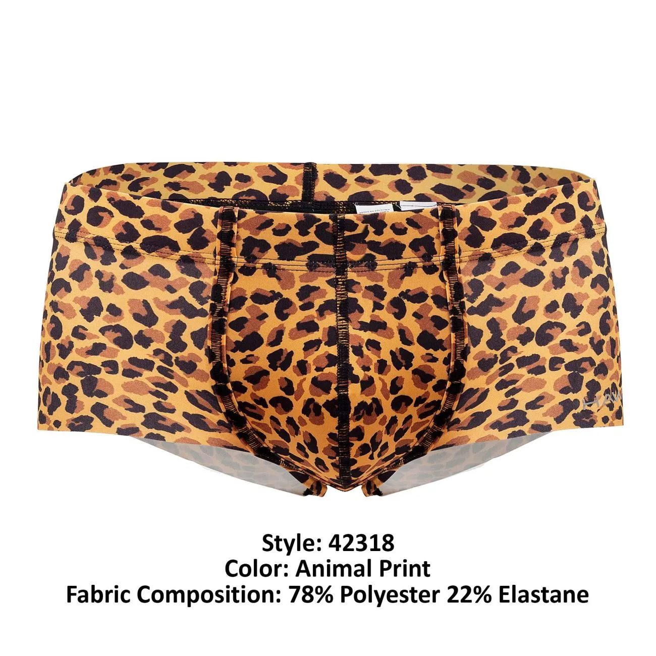 Bekleidung_Hawair_Herrenunterwäsche HAWAI 42318 Mikrofaser-Boxershorts Farbe Animal Print
