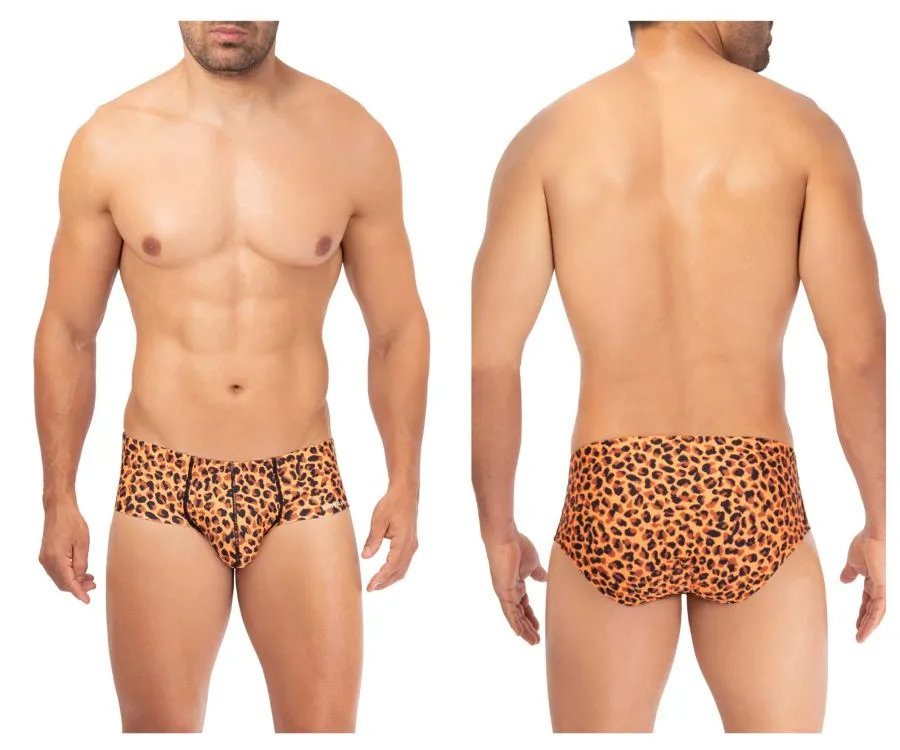 Bekleidung_Hawair_Herrenunterwäsche HAWAI 42319 Mikrofaser-Slip Farbe Animal Print