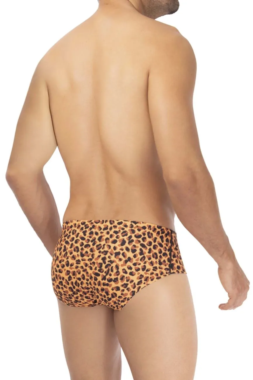 Bekleidung_Hawair_Herrenunterwäsche HAWAI 42319 Mikrofaser-Slip Farbe Animal Print