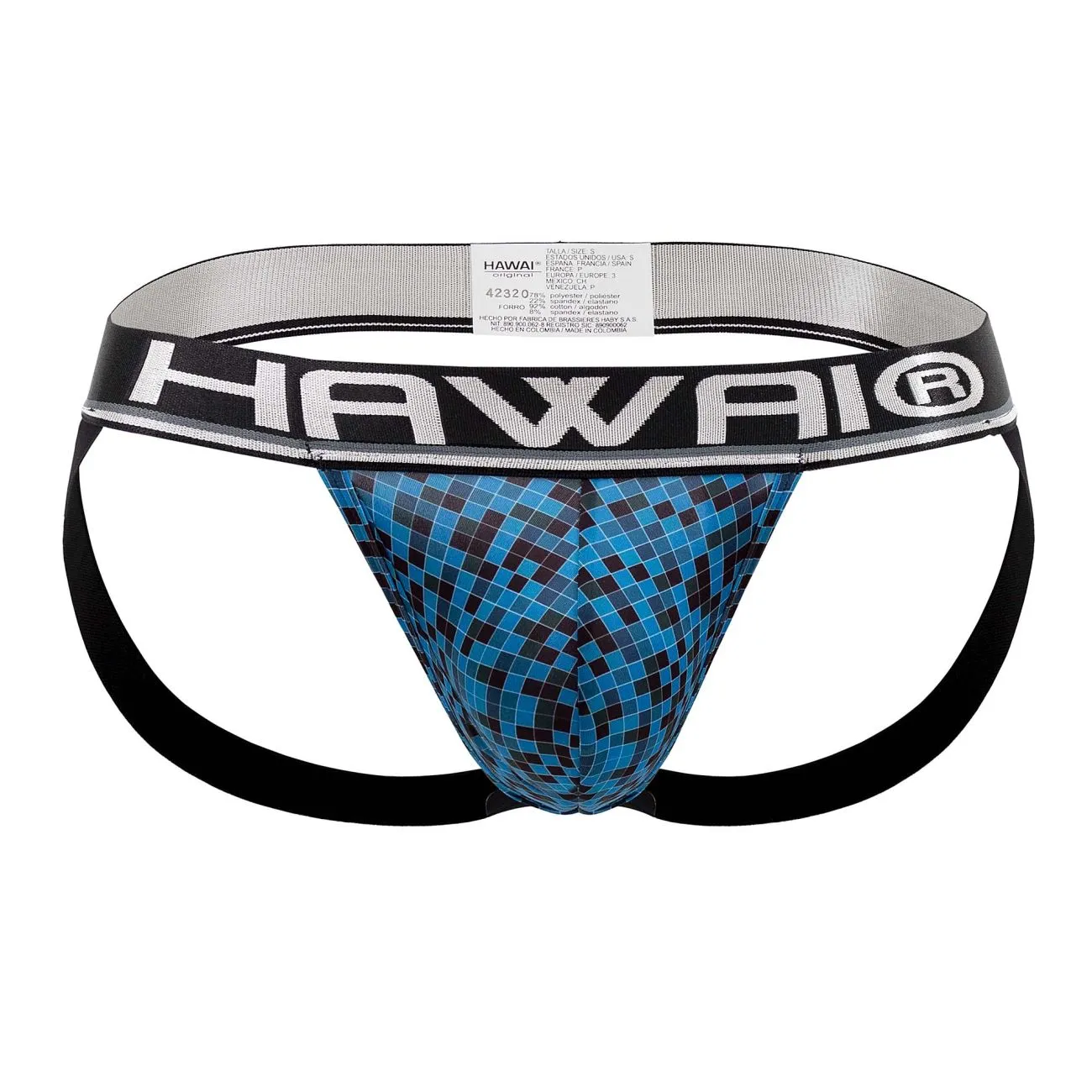 Bekleidung_Hawair_Herrenunterwäsche HAWAI 42320 Mikrofaser-Jockstrap Farbe Blau